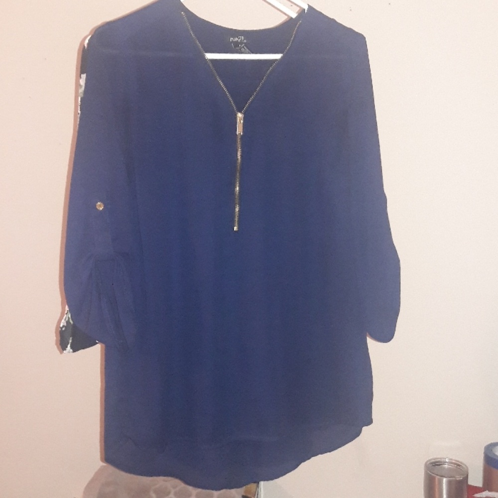 Rue 21 Dark Blue Blouse